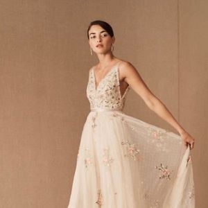 NWT BHLDN Needle & Thread Petunia Gown Size 10